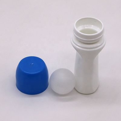 Bottiglie di deodorante a rulli di plastica personalizzate da 30 ml per oli essenziali per profumi e cosmetici