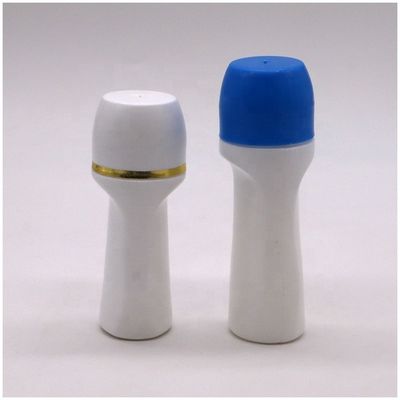 Bottiglie di deodorante a rulli di plastica personalizzate da 30 ml per oli essenziali per profumi e cosmetici