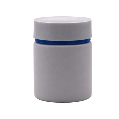Bottiglia di medicinali in plastica HDPE da 100 ml Bottone rotondo retto per compresse