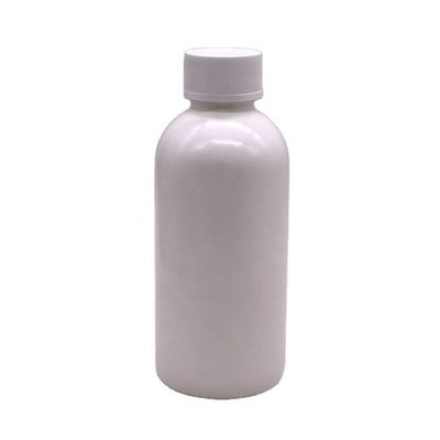 Etichette personalizzate Bottiglia di liquido orale vuota in HDPE da 200 ml per sciroppo e collutorio