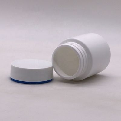 Bottiglia di medicinali in plastica HDPE da 100 ml Bottone rotondo retto per compresse