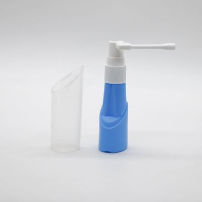 Bottiglia per spray orale in plastica per naso lungo in HDPE di 30 ml Bottiglia ricaricabile in plastica di lunga durata