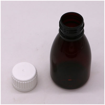 Colori personalizzati Bottiglia per liquidi orali in plastica di 100 ml con tappo di sicurezza