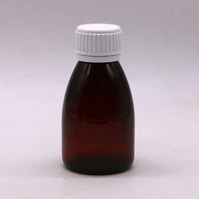 Colori personalizzati Bottiglia per liquidi orali in plastica di 100 ml con tappo di sicurezza