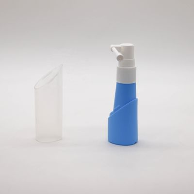 Bottiglia per spray orale in plastica per naso lungo in HDPE di 30 ml Bottiglia ricaricabile in plastica di lunga durata