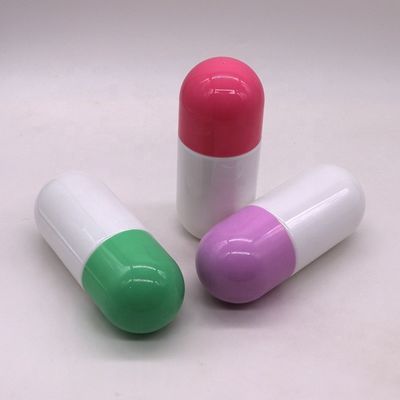 250 ml/8 oz PET Bottiglia di plastica alimentare a forma di capsula luminosa con tappo a vite e sigillo termico