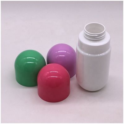 250 ml/8 oz PET Bottiglia di plastica alimentare a forma di capsula luminosa con tappo a vite e sigillo termico