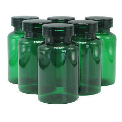 Bottiglia vuota di lavaggio della bocca in plastica PET bianca da 250 ml con collo lungo e logo del cliente