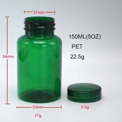 Bottiglia vuota di lavaggio della bocca in plastica PET bianca da 250 ml con collo lungo e logo del cliente