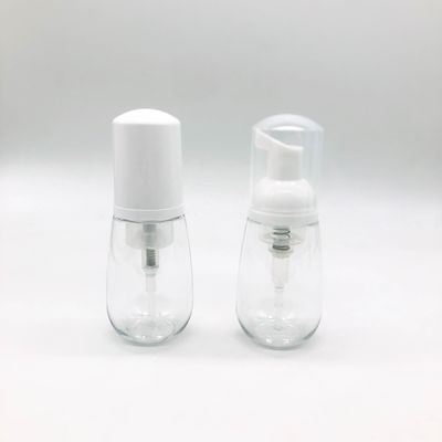 Pompa di schiuma 40 ml PET Mini Bottiglia per Lozione e Logo personalizzato Drop Cleanser