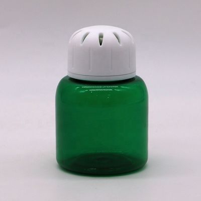 3OZ/90ml Bottiglie di profumo in PET Bianco di plastica con tappo a vite e sigillo termico Bottiglia di profumo solido