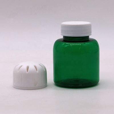 3OZ/90ml Bottiglie di profumo in PET Bianco di plastica con tappo a vite e sigillo termico Bottiglia di profumo solido