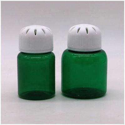 3OZ/90ml Bottiglie di profumo in PET Bianco di plastica con tappo a vite e sigillo termico Bottiglia di profumo solido