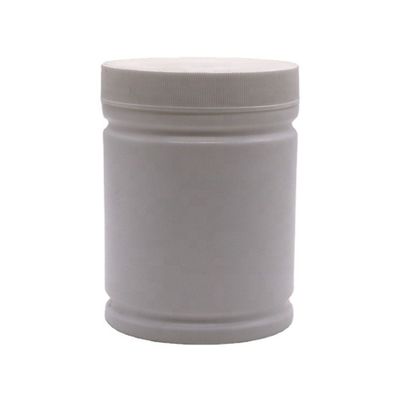 Contenitore di polvere di plastica HDPE da 500 ml con etichetta adesiva a forma di cilindro personalizzata