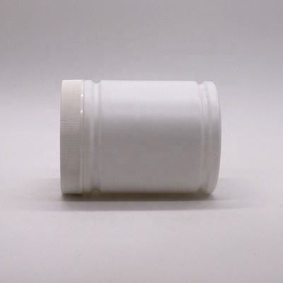 Contenitore di polvere di plastica HDPE da 500 ml con etichetta adesiva a forma di cilindro personalizzata
