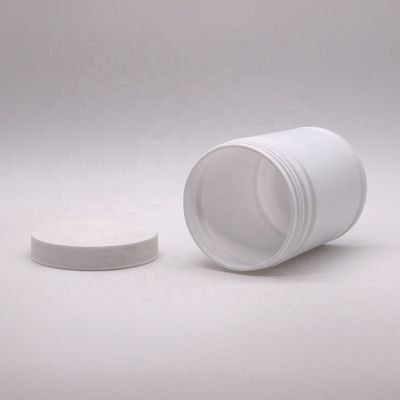 Contenitore di polvere di plastica HDPE da 500 ml con etichetta adesiva a forma di cilindro personalizzata