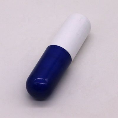 Bottiglia di plastica a forma di mini capsula in PET a colori personalizzabili da 50 ml per le esigenze di cura personale