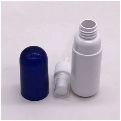 Bottiglia di plastica a forma di mini capsula in PET a colori personalizzabili da 50 ml per le esigenze di cura personale