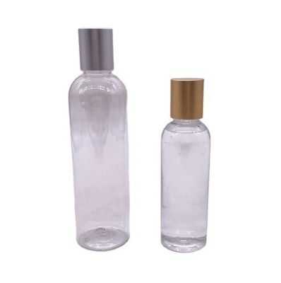 Stampa a schermo Bottiglia in PET 120 ml Bottiglie di plastica Spray Bottiglie Alcol Contenitore colore personalizzato