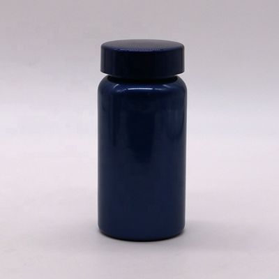 150ml PET Placcato in oro Cappuccio a vite Contenitore di supplemento di plastica Bottiglia per la promozione