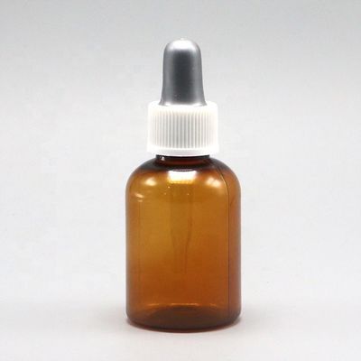 15 ml Bottiglia per gocciolante di plastica in PET a forma rotonda con tappo per gocciolante personalizzato in tubo di grado medico