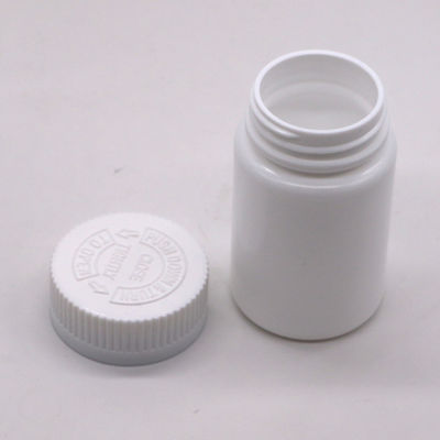CRC Cap 80CC Bottiglia di plastica bianca per pillole Capsule Medicina Pillola olio di pesce