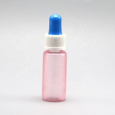 Bottiglie di gocciolante in PET di 15 ml a forma rotonda per liquidi