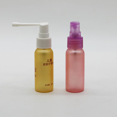 Bottiglia di plastica per spray liquido in PET da 30 ml Bottiglia vuota per spray di profumo per imballaggi cosmetici