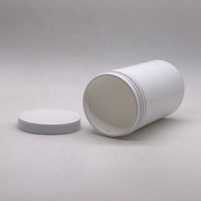 600mL 20oz PET vuoto HDPE rettilineo rotondo in polvere di plastica contenitori per medicinali con tappo a vite