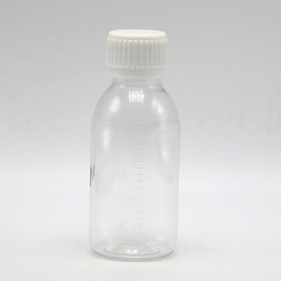 100 ml di sciroppo rotondo di acero per la tosse Bottiglia liquida con tappo a vite e sigillo termico