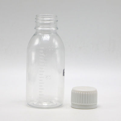 100 ml di sciroppo rotondo di acero per la tosse Bottiglia liquida con tappo a vite e sigillo termico