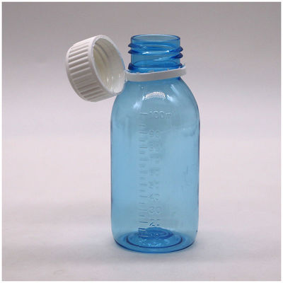 100 ml di sciroppo rotondo di acero per la tosse Bottiglia liquida con tappo a vite e sigillo termico