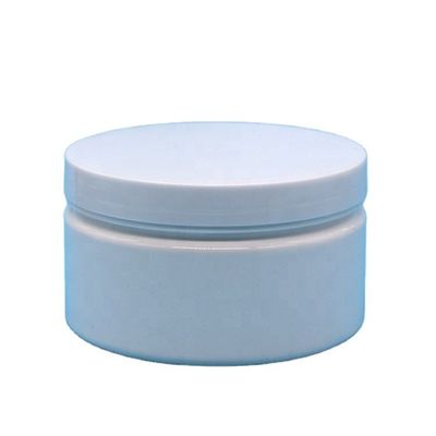 Materiale del tappo di plastica 8oz Bottone di plastica su misura Con forma rotonda Contenitore a bocca larga con coperchi