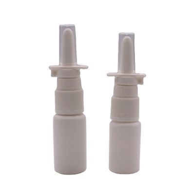 Bottiglia di plastica per spray nasale in HDPE da 15 ml/20 ml/30 ml con colore personalizzato e tappo dell'ugello dello spray