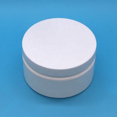 Materiale del tappo di plastica 8oz Bottone di plastica su misura Con forma rotonda Contenitore a bocca larga con coperchi