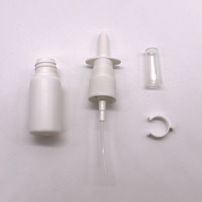Bottiglia di plastica per spray nasale in HDPE da 15 ml/20 ml/30 ml con colore personalizzato e tappo dell'ugello dello spray