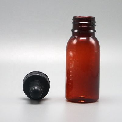 Reagente medico bottiglia di olio essenziale in plastica PET da 60 ml con disegno sterile e logo personalizzato