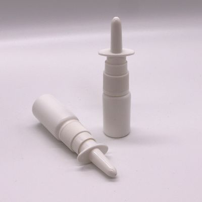 Bottiglia di plastica per spray nasale in HDPE da 15 ml/20 ml/30 ml con colore personalizzato e tappo dell'ugello dello spray