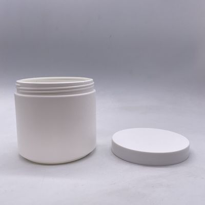 Proof UV 350ml Materiale HDPE Bottone di plastica per crema cosmetica Logo personalizzabile BIANCO