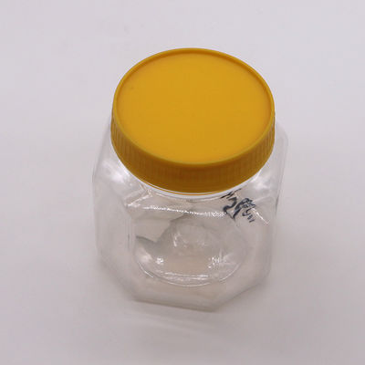 200 ml PET Octagon Food Jar per Noci Noci bottiglia di plastica a colori personalizzabili