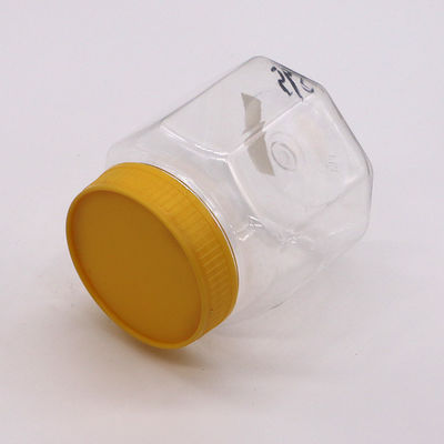 200 ml PET Octagon Food Jar per Noci Noci bottiglia di plastica a colori personalizzabili