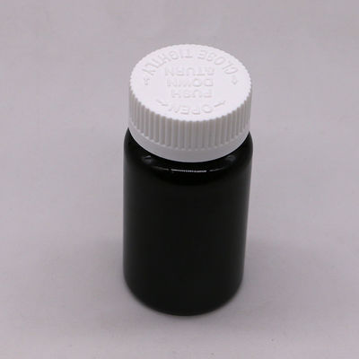 2OZ/60ml/CC Bottiglia di capsule di plastica blu con tappo a vite Materiale PET 32mm Collo