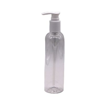 Bottiglie di liquido in plastica in PET da 250 ml con copertura ordinaria/ materiale di colletto in PET per pompe spray