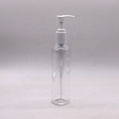Bottiglie di liquido in plastica in PET da 250 ml con copertura ordinaria/ materiale di colletto in PET per pompe spray