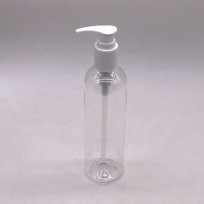Bottiglie di liquido in plastica in PET da 250 ml con copertura ordinaria/ materiale di colletto in PET per pompe spray