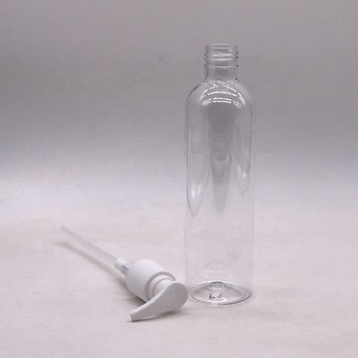 Bottiglie di liquido in plastica in PET da 250 ml con copertura ordinaria/ materiale di colletto in PET per pompe spray