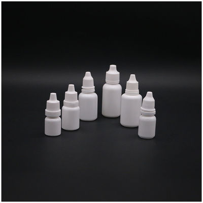 Bottiglia per gocciolante di liquido per occhi in plastica LDPE da 10 ml con colori personalizzati e tappo a prova di manomissione