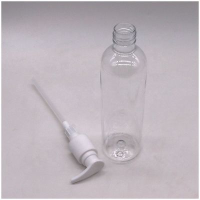 Bottiglie di liquido in plastica in PET da 250 ml con copertura ordinaria/ materiale di colletto in PET per pompe spray