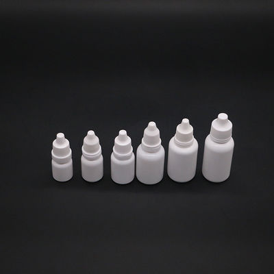 Bottiglia per gocciolante di liquido per occhi in plastica LDPE da 10 ml con colori personalizzati e tappo a prova di manomissione
