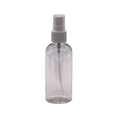 Bottiglia di pompa in PET da 100 ml Bottiglie di spruzzo in plastica per la manipolazione della superficie del contenitore di alcol